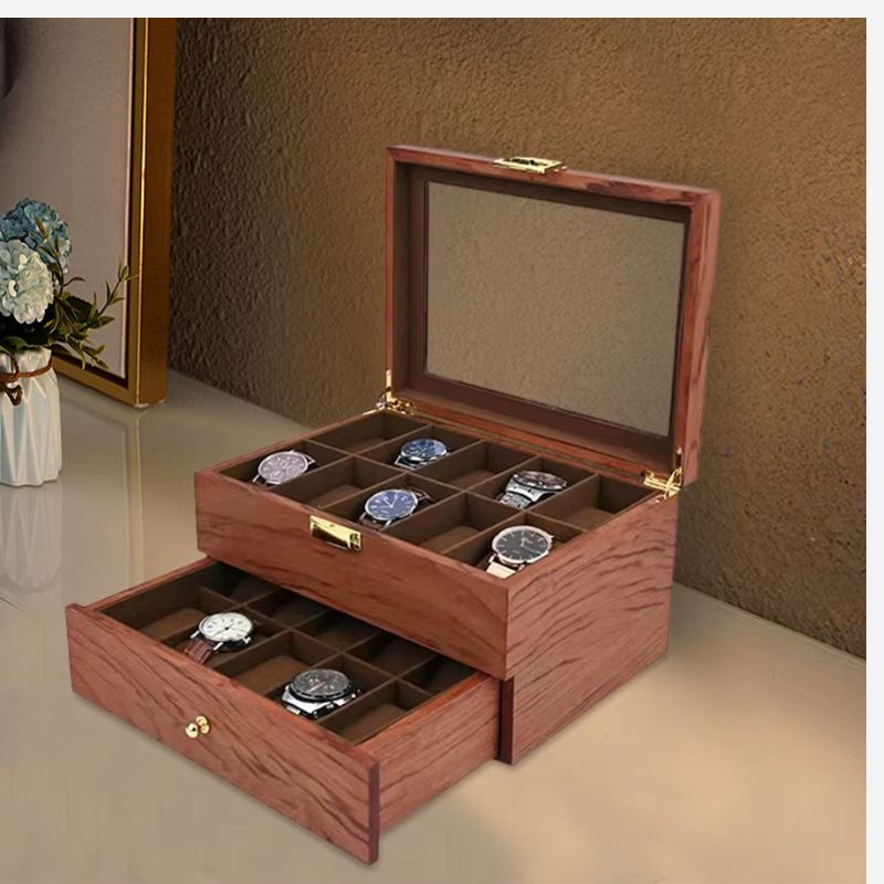Boîte à montre Bois 20 compartiments