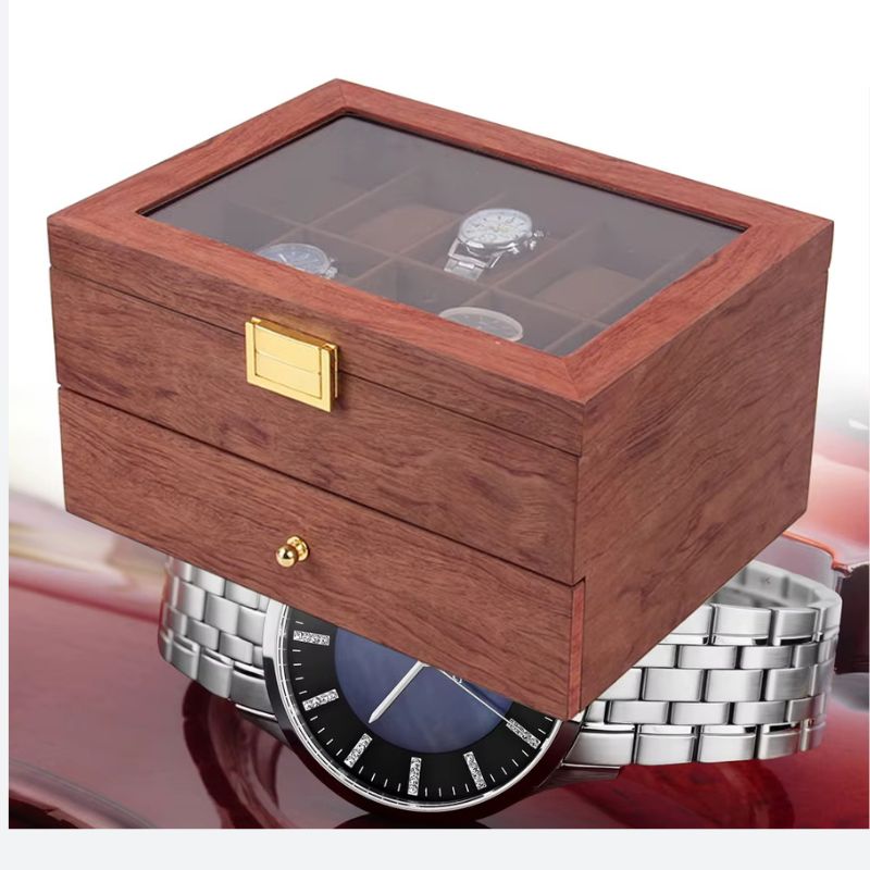 Boîte à montre Bois 20 compartiments