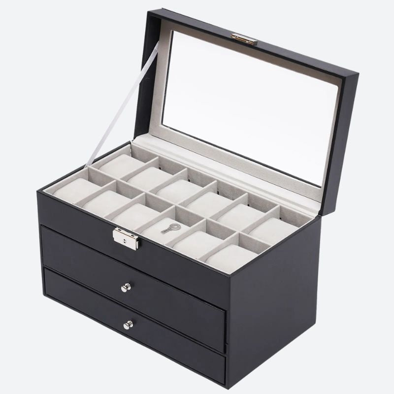 Boîte à montre Cuir et Rangement