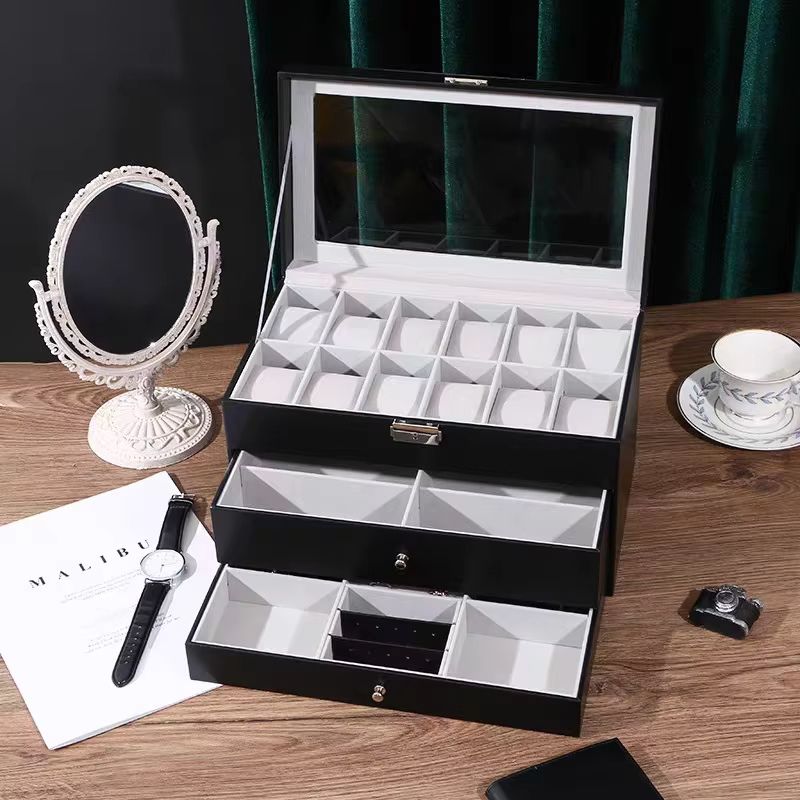 Boîte à montre Cuir et Rangement
