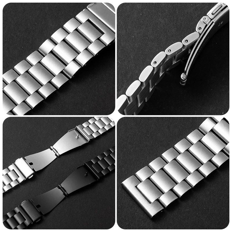 Bracelet montre connectée Acier Maillons