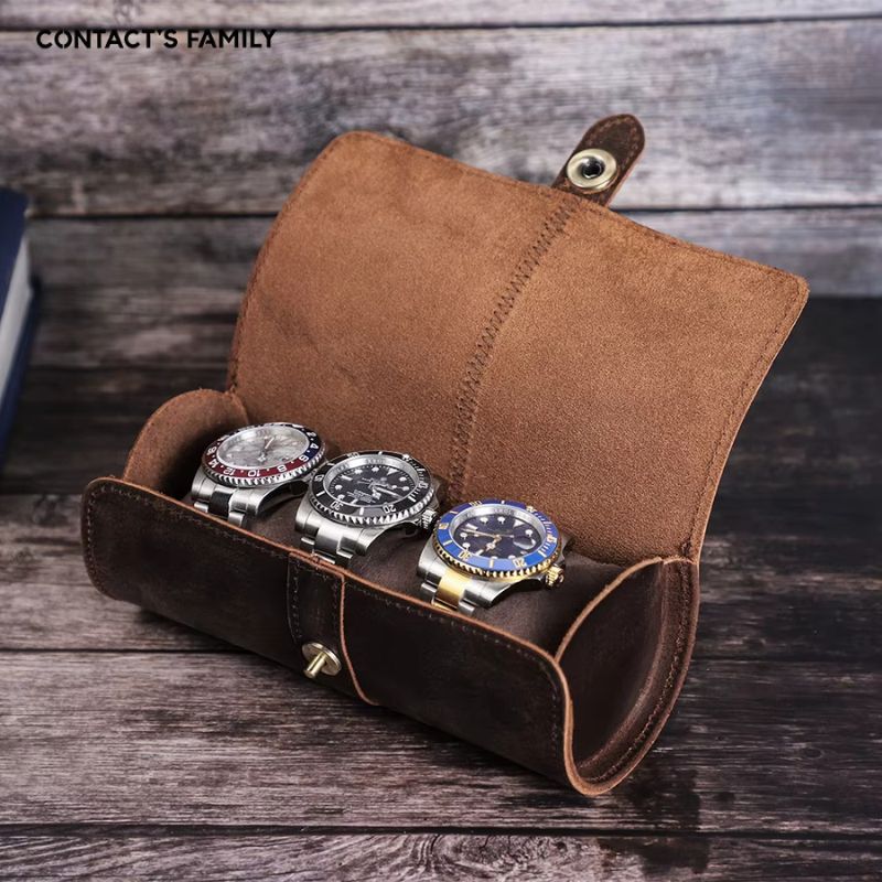Étui pour montre de Voyage Cuir