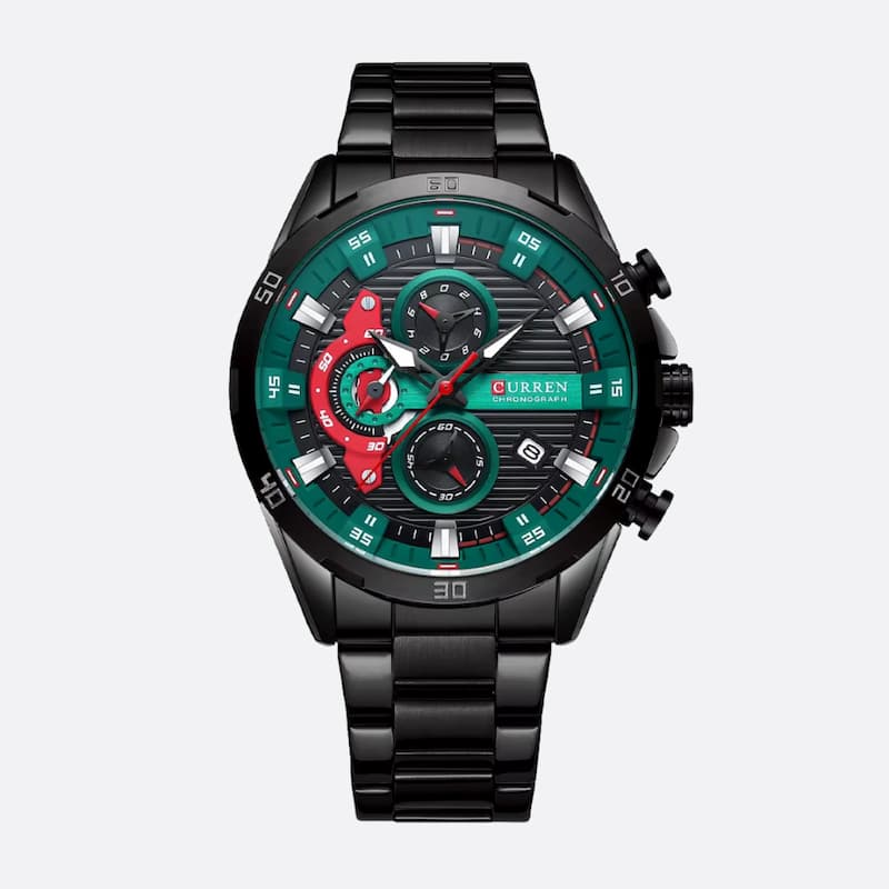 Montre Chronographe Homme Design Sport Multifonction