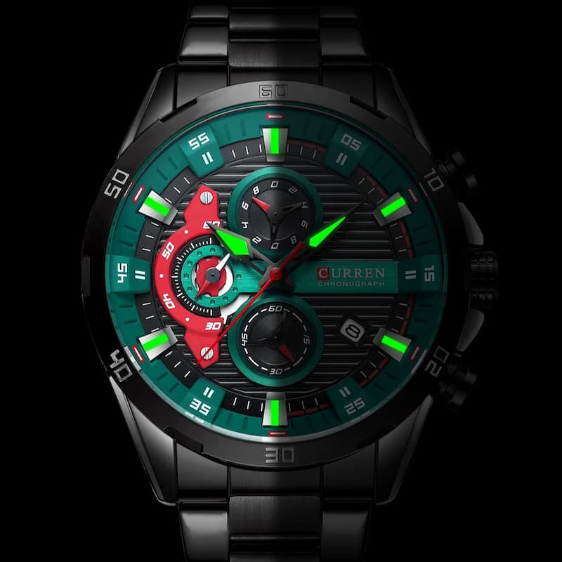 Montre Chronographe Homme Design Sport Multifonction
