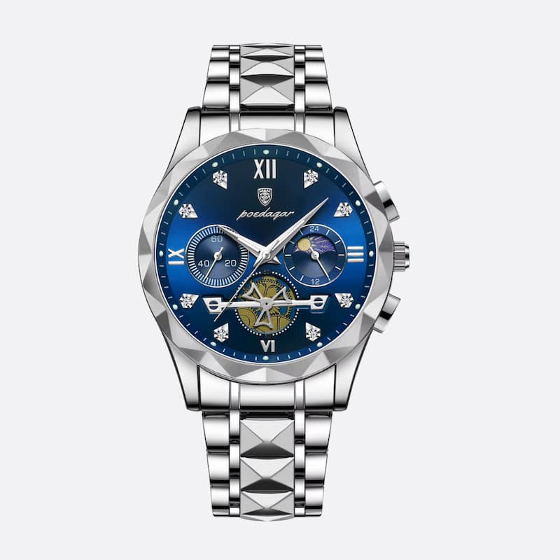 Montre Chronographe Homme Quartz Luxe Multifonction