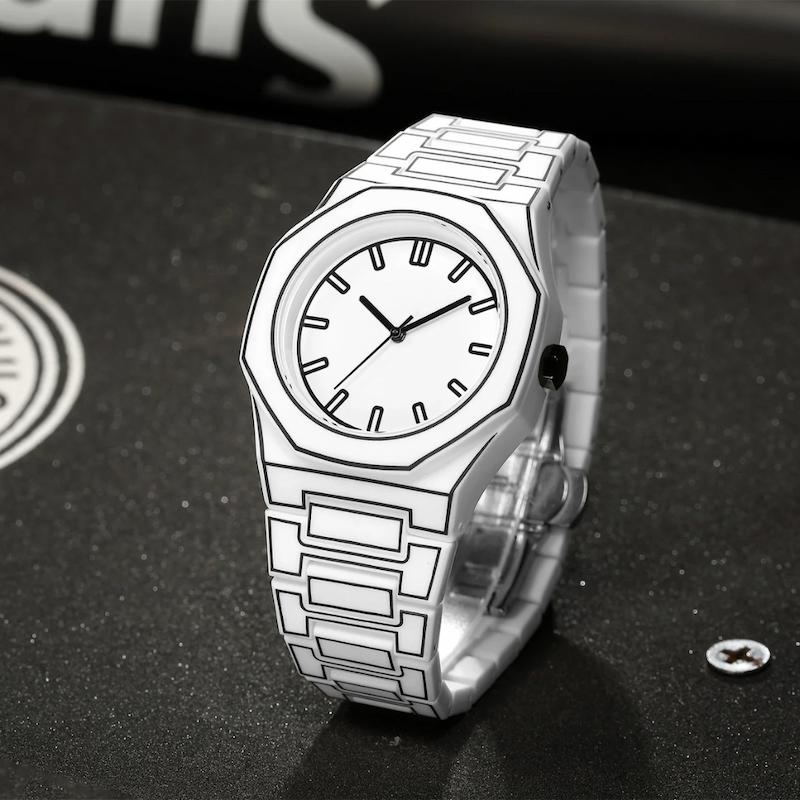 Montre Homme Quartz Minimaliste, Design Épuré