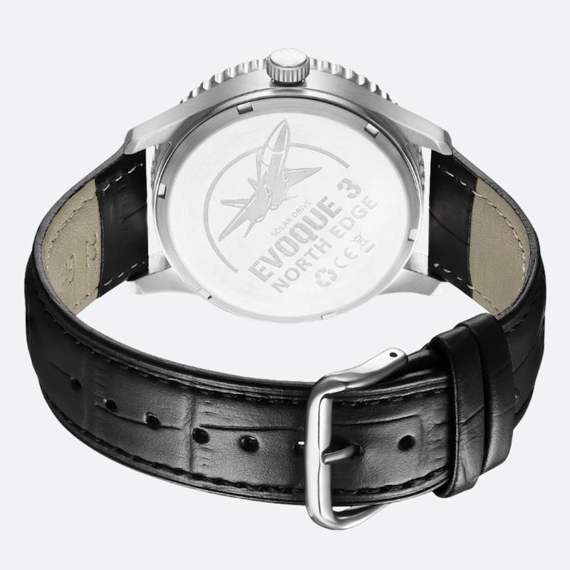 Montre Homme Solaire Aviateur Chronographe