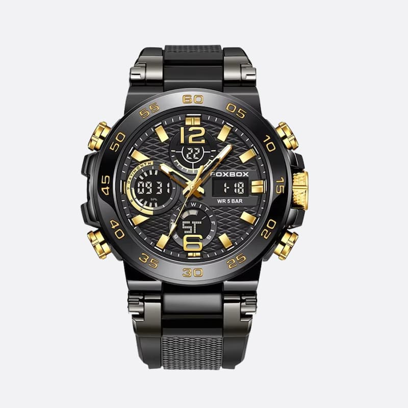 Montre Homme Sport Quartz Luxe 46mm