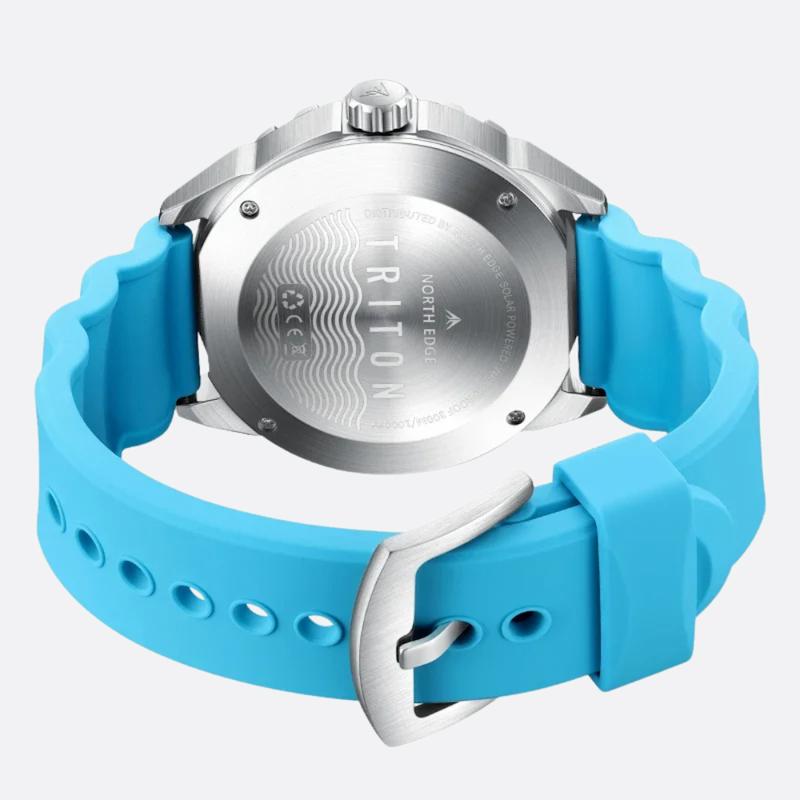 Montre Solaire Homme Plongée, 300M Étanche