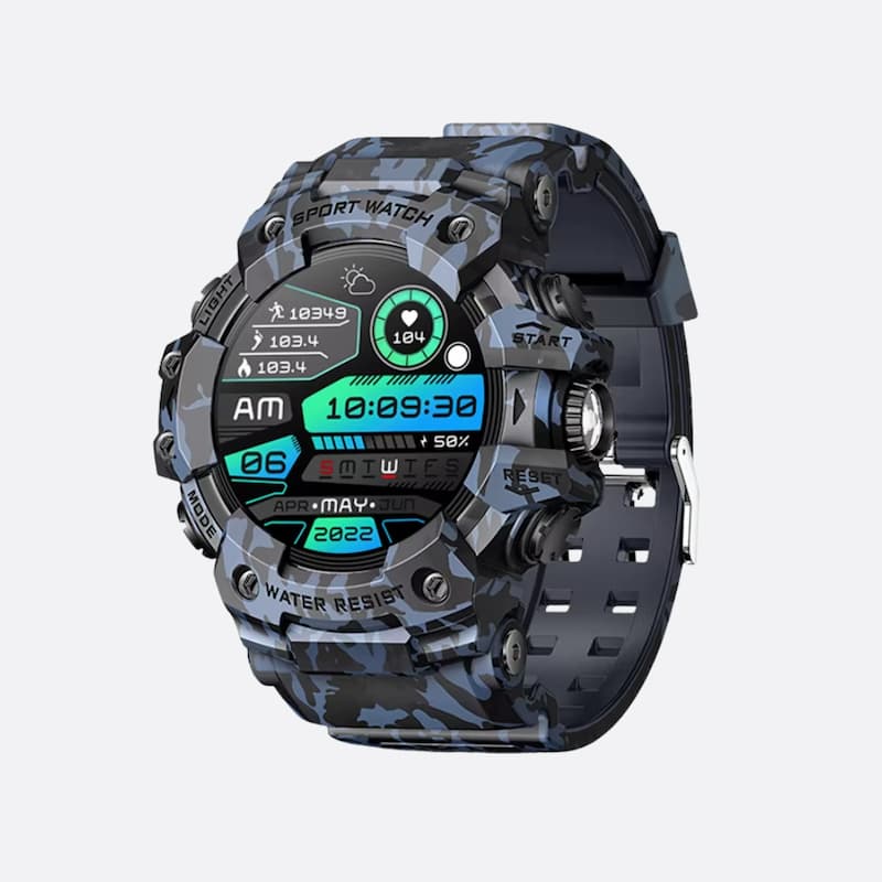 Montre Sport Connectée Homme Écran AMOLED 1,32"
