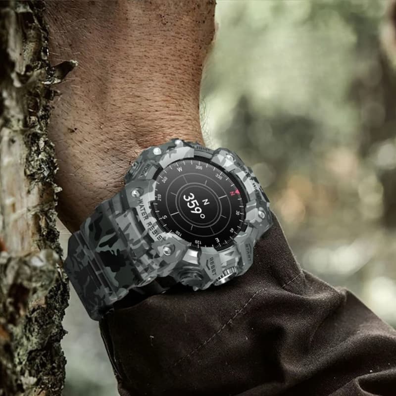 Montre Sport Connectée Homme Écran AMOLED 1,32"