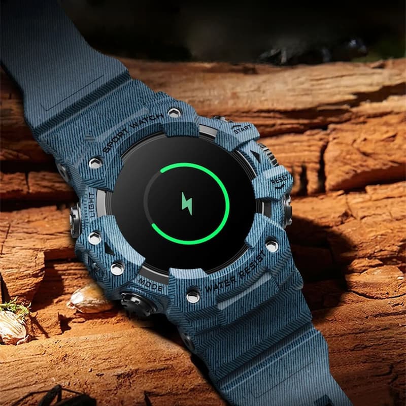 Montre Sport Connectée Homme Écran AMOLED 1,32"