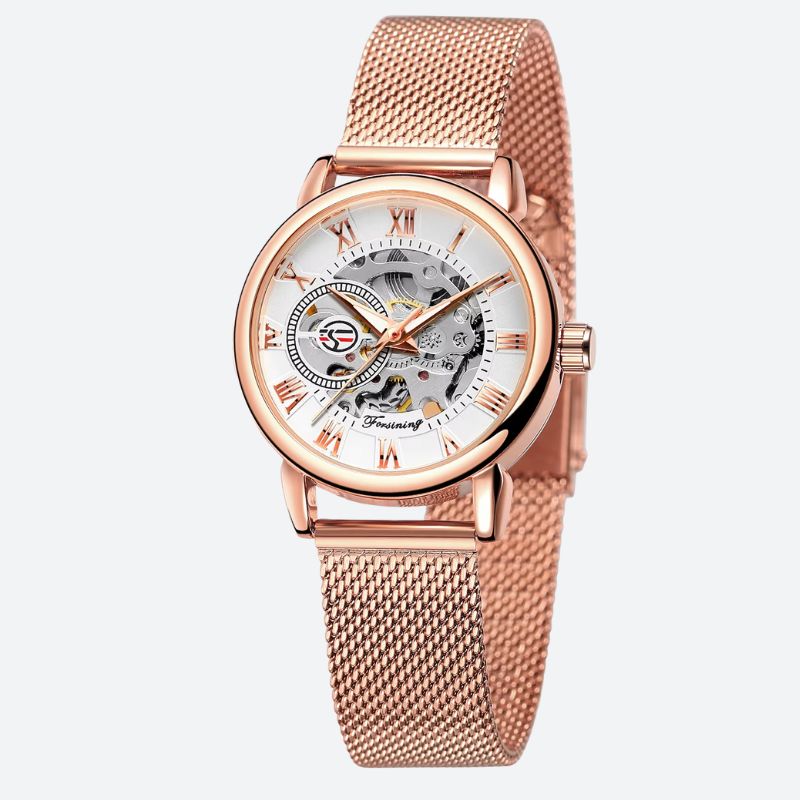 Montre_Squelette_Femme_Ronde_Metal_2