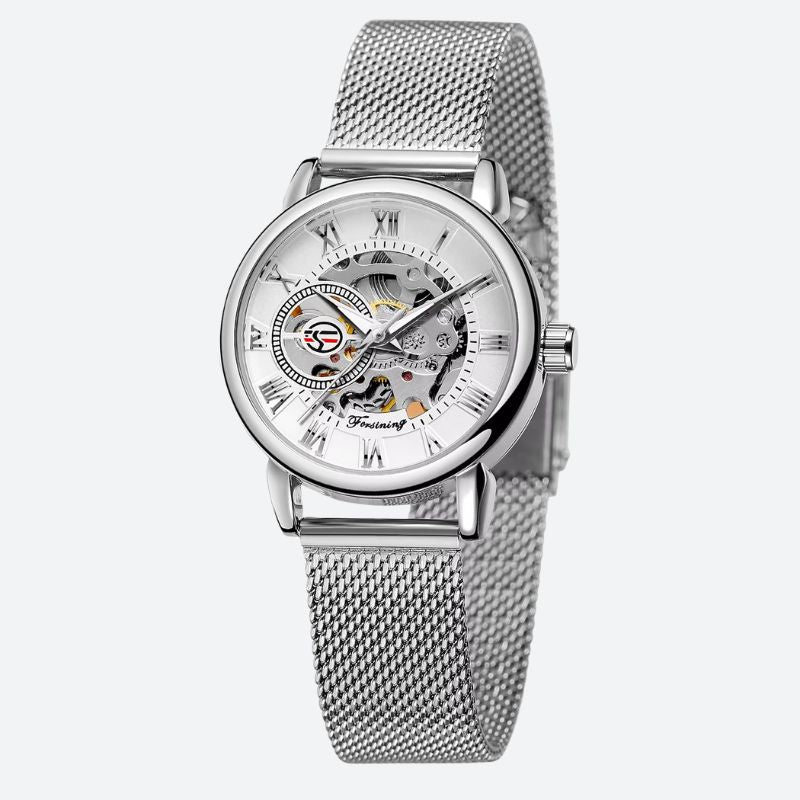 Montre_Squelette_Femme_Ronde_Metal_4
