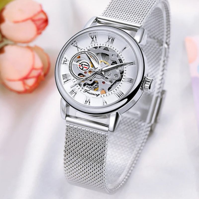 Montre_Squelette_Femme_Ronde_Metal_6