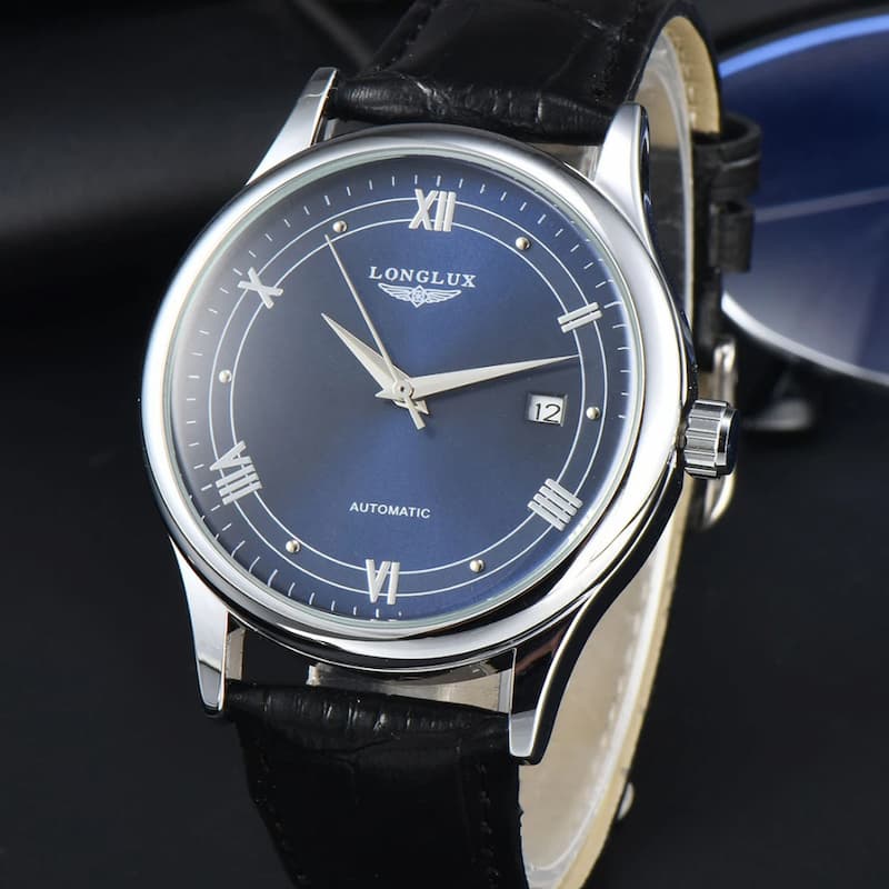 Montre Vintage Mécanique Homme, Calendrier Complet