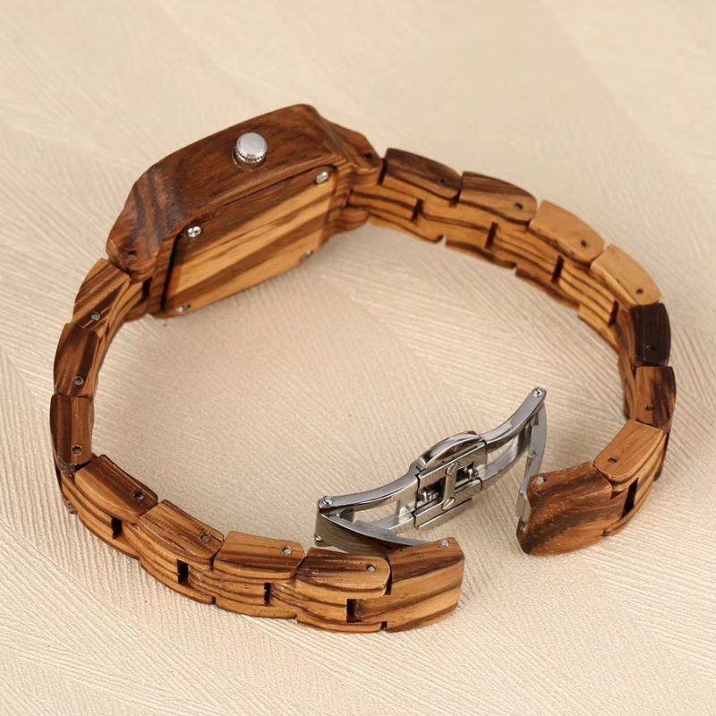 Montre_bois_femme_Carre_Quartz_5