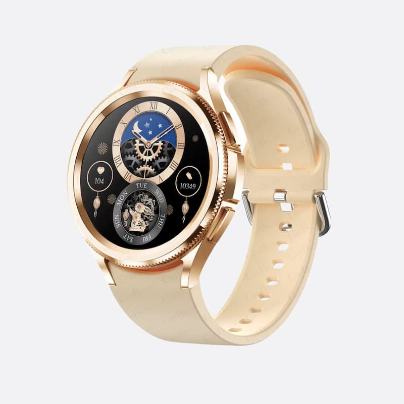 Montre connectée pour homme multifonction avec assistant vocal et suivi santé