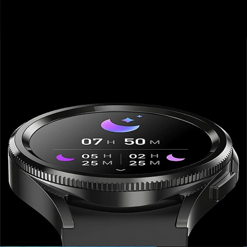 Montre connectée pour homme multifonction avec assistant vocal et suivi santé