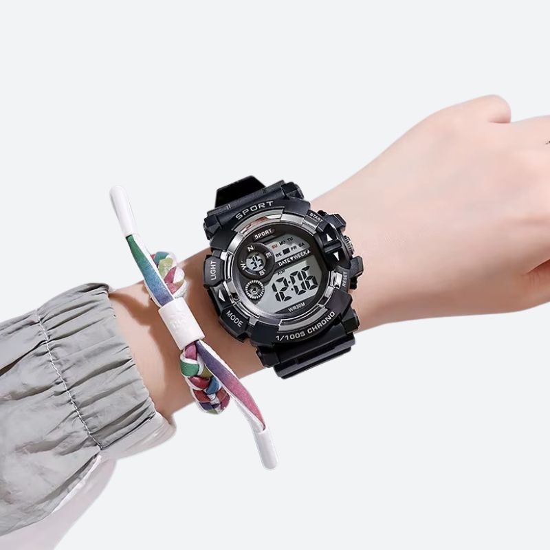 Montre digitale enfant Antichoc Chronomètre