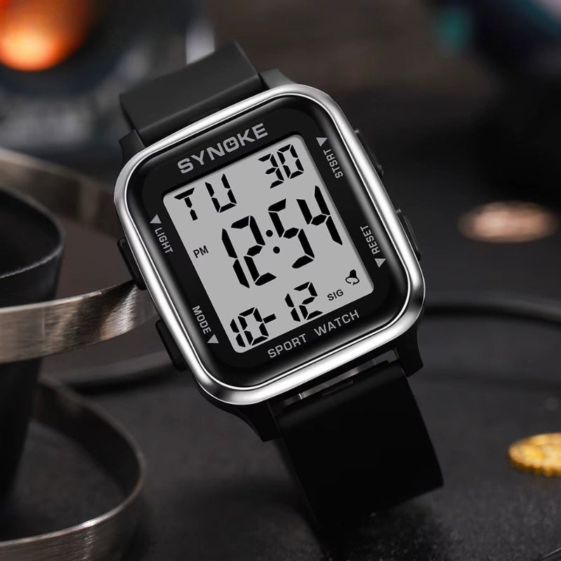 Montre digitale homme, étanche avec chronomètre