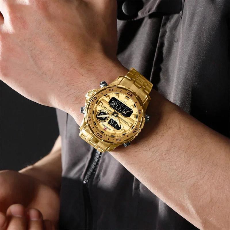 Montre digitale pour homme, chronographe