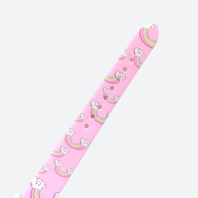 Montre éducative enfant Silicone Quartz Arc-en-ciel