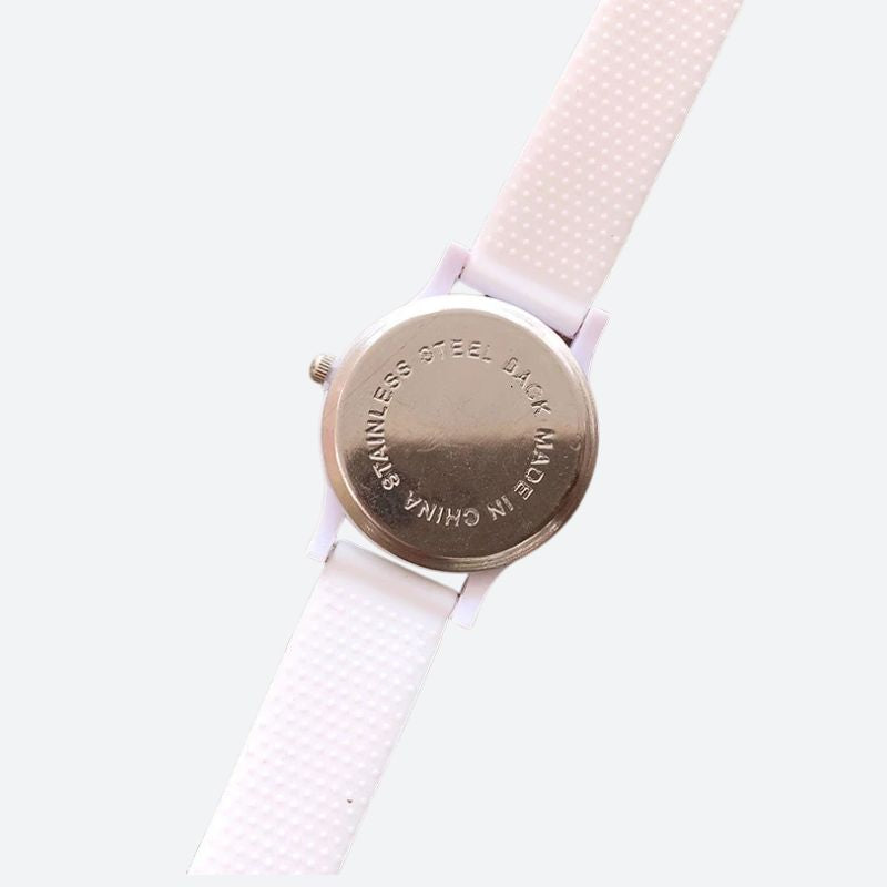 Montre éducative enfant Silicone Quartz Arc-en-ciel