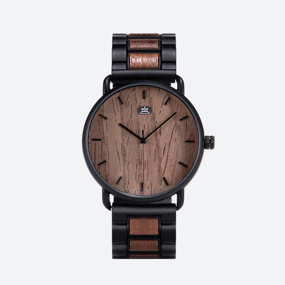 Montre en bois Homme à quartz, Élégance Naturelle