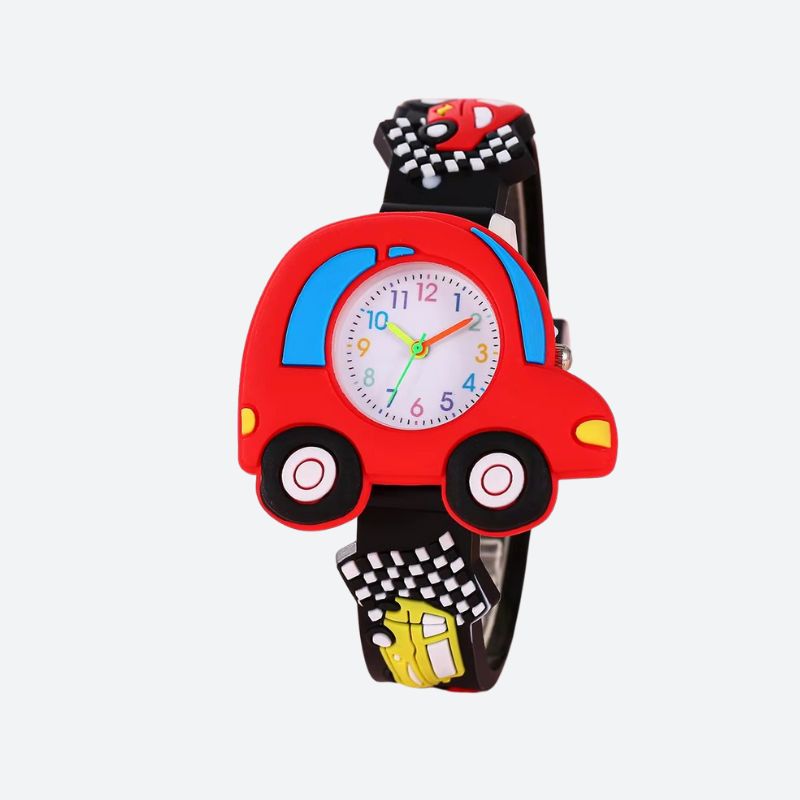 Montre enfant 5 ans Quartz Voiture