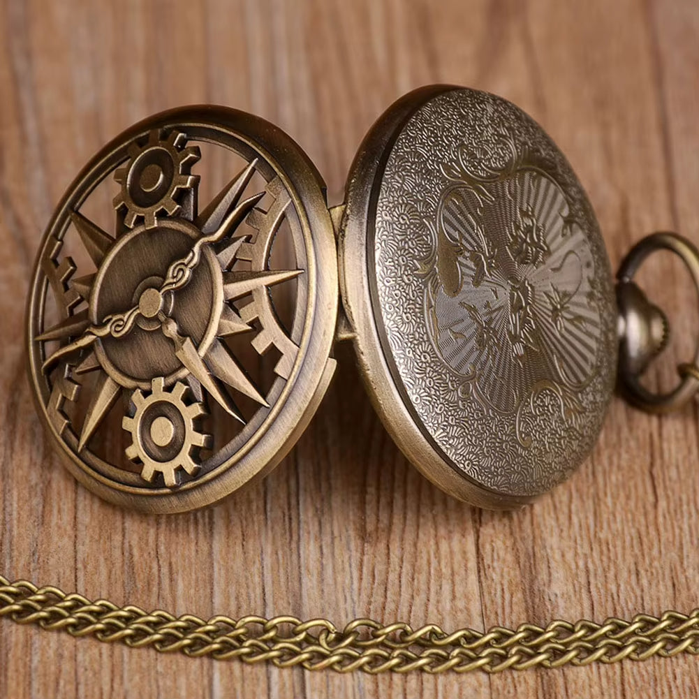 Montre à gousset Steampunk Homme Engrenages