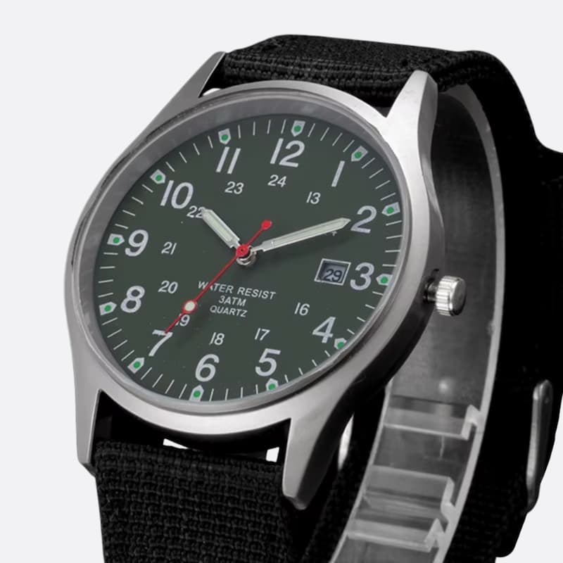 Montre militaire Homme Quartz bracelet Nylon