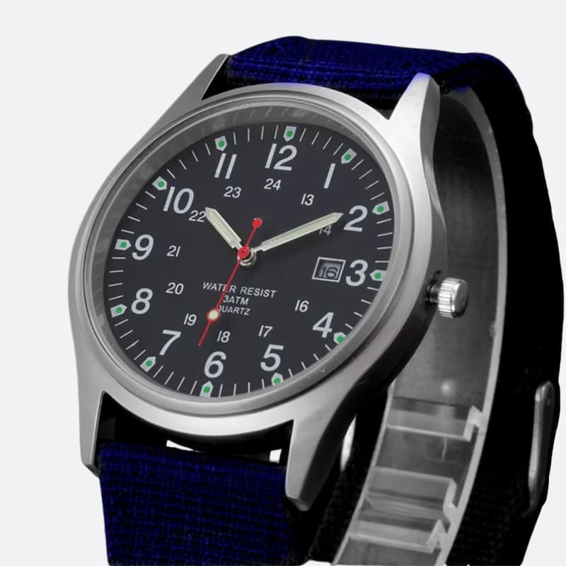 Montre militaire Homme Quartz bracelet Nylon