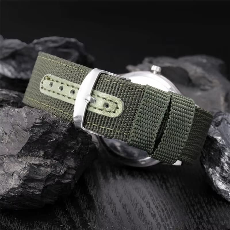 Montre militaire Homme Quartz bracelet Nylon