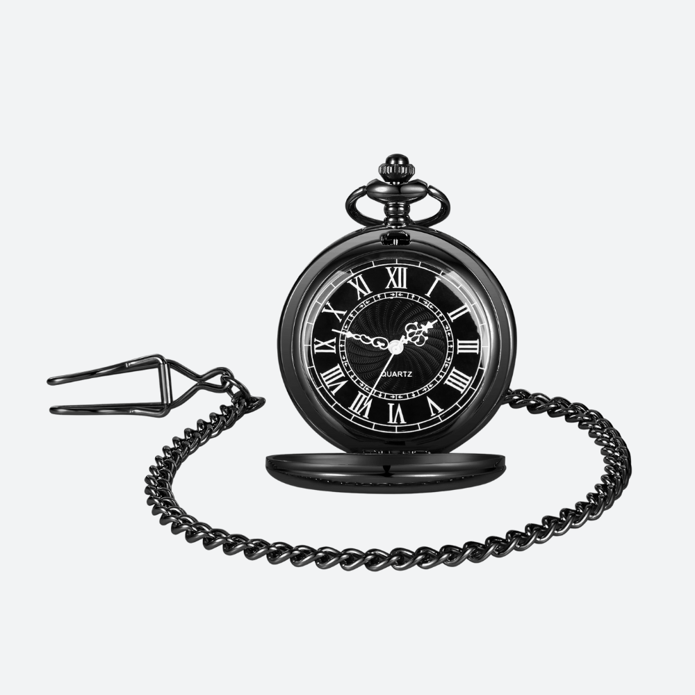 Montre à Gousset Homme Design Rétro Élégant