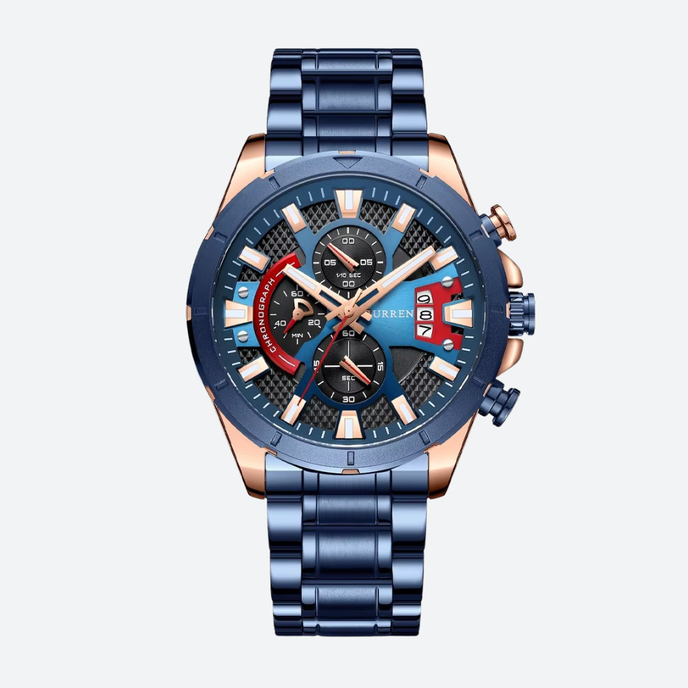 Montre Sport Chronographe Style Racing