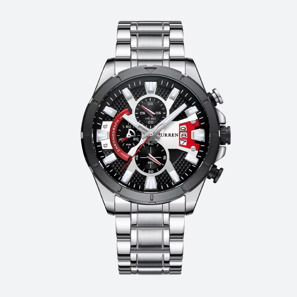 Montre Sport Chronographe Style Racing