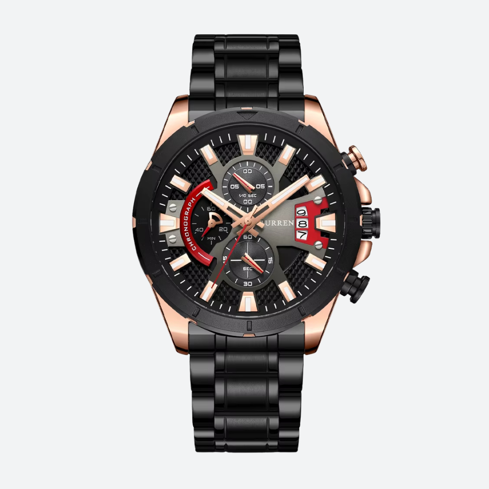 Montre Sport Chronographe Style Racing