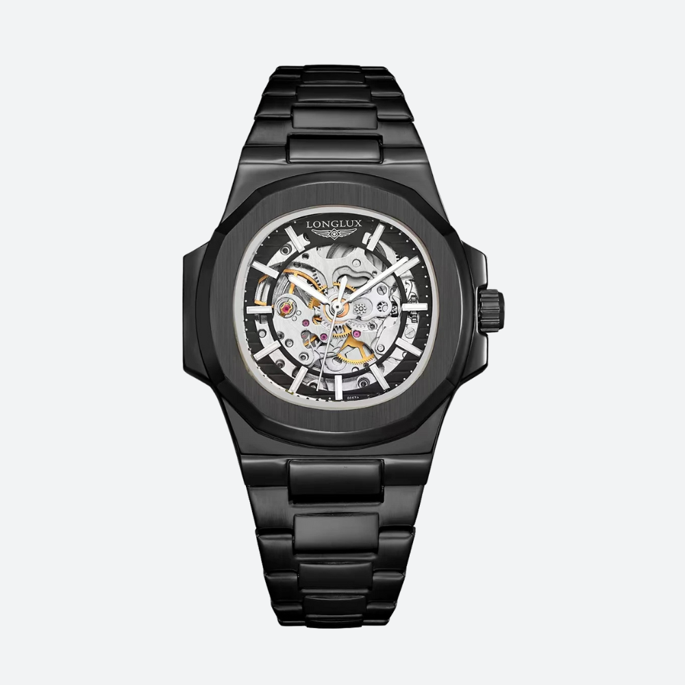 Montre Automatique Squelette Design Homme Moderne
