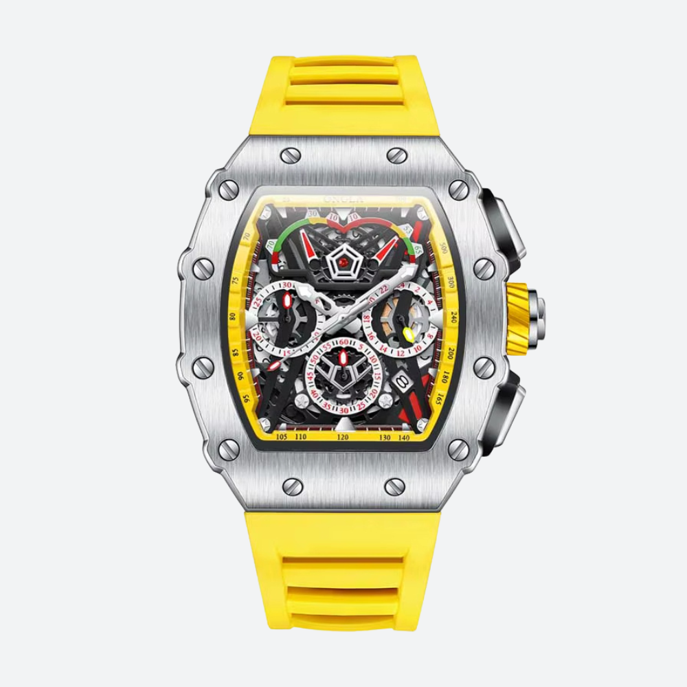 Montre Homme Automatique, Boitier tonneau