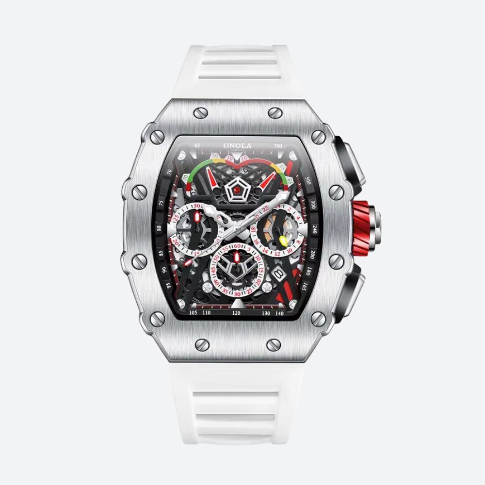 Montre Homme Automatique, Boitier tonneau