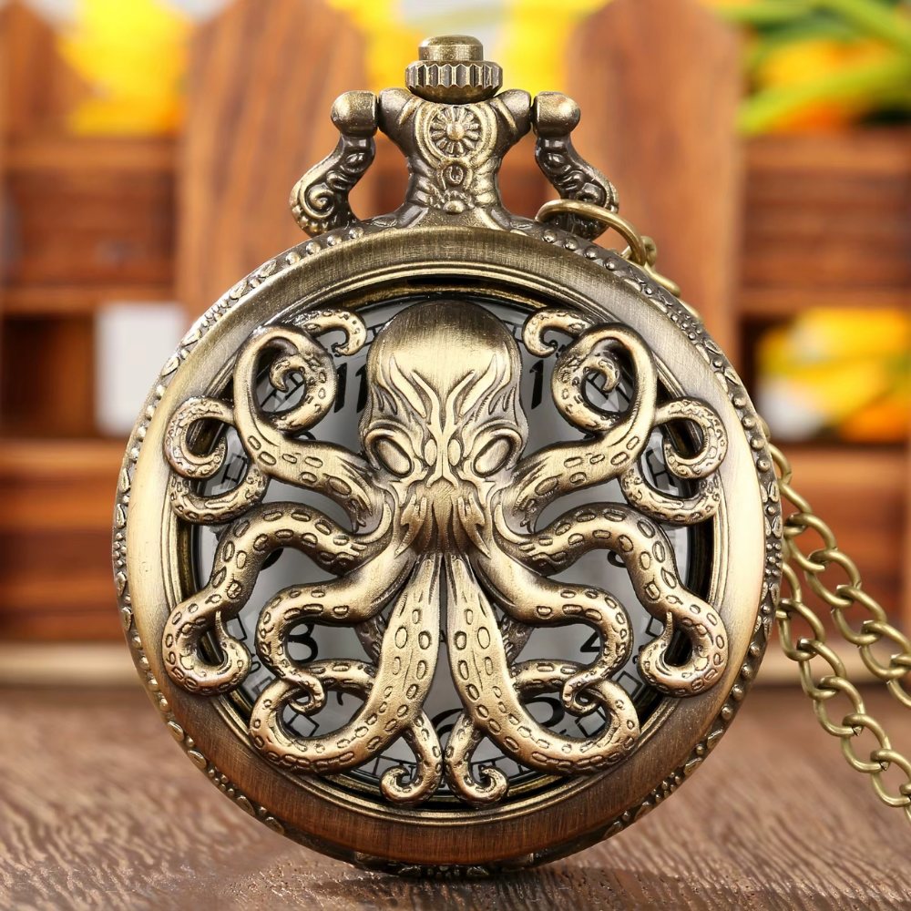 Montre à gousset Homme Vintage Kraken