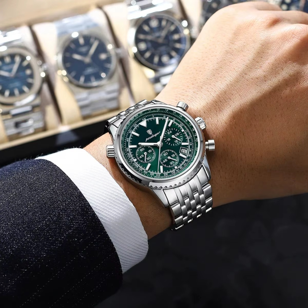 Montre Luxe chronographe homme, Style Sport