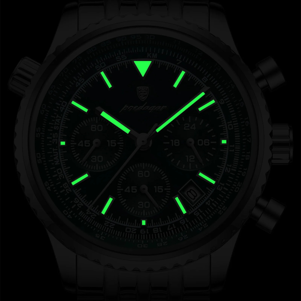 Montre Luxe chronographe homme, Style Sport