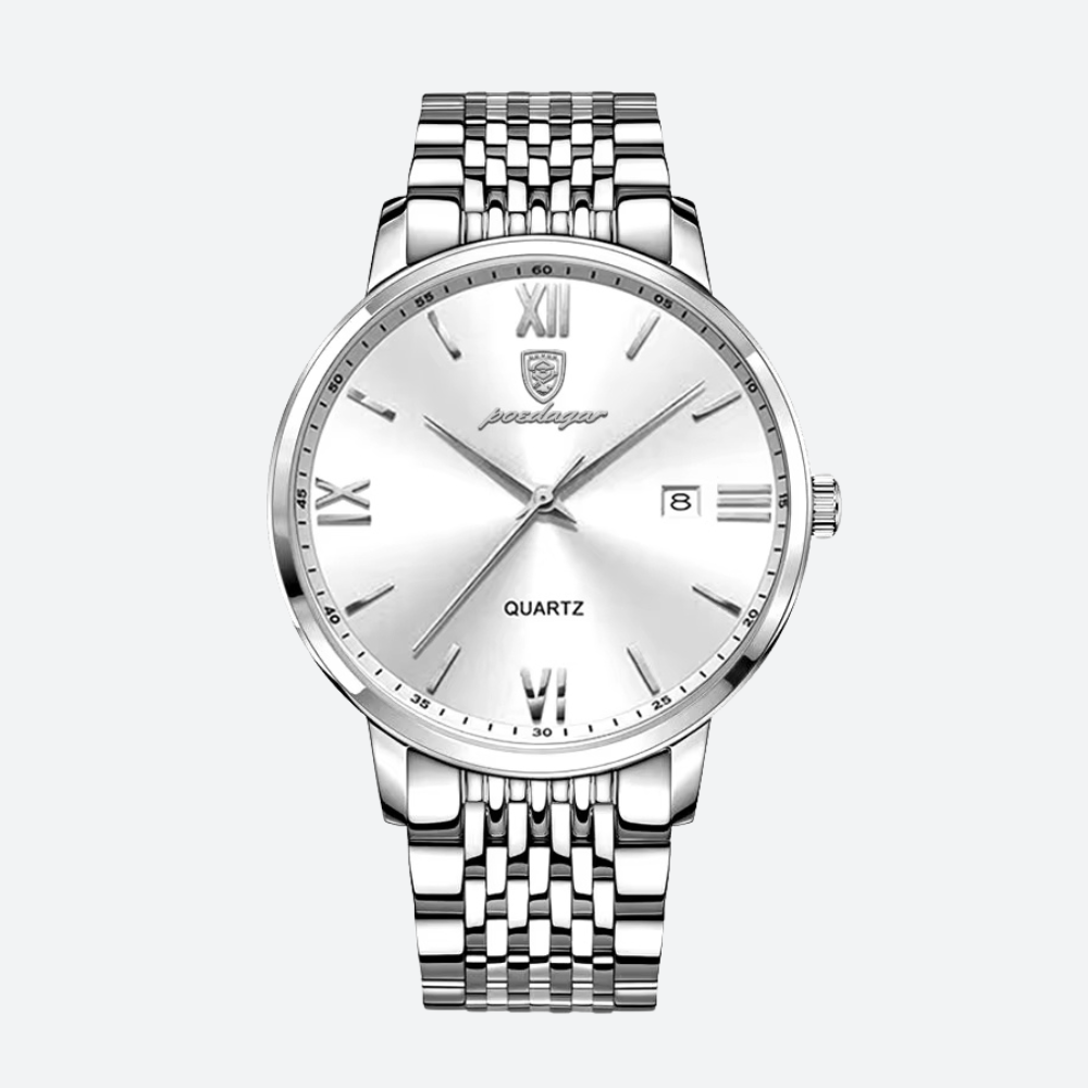 Montre Homme Ultra-Fine en Acier, Design Minimaliste