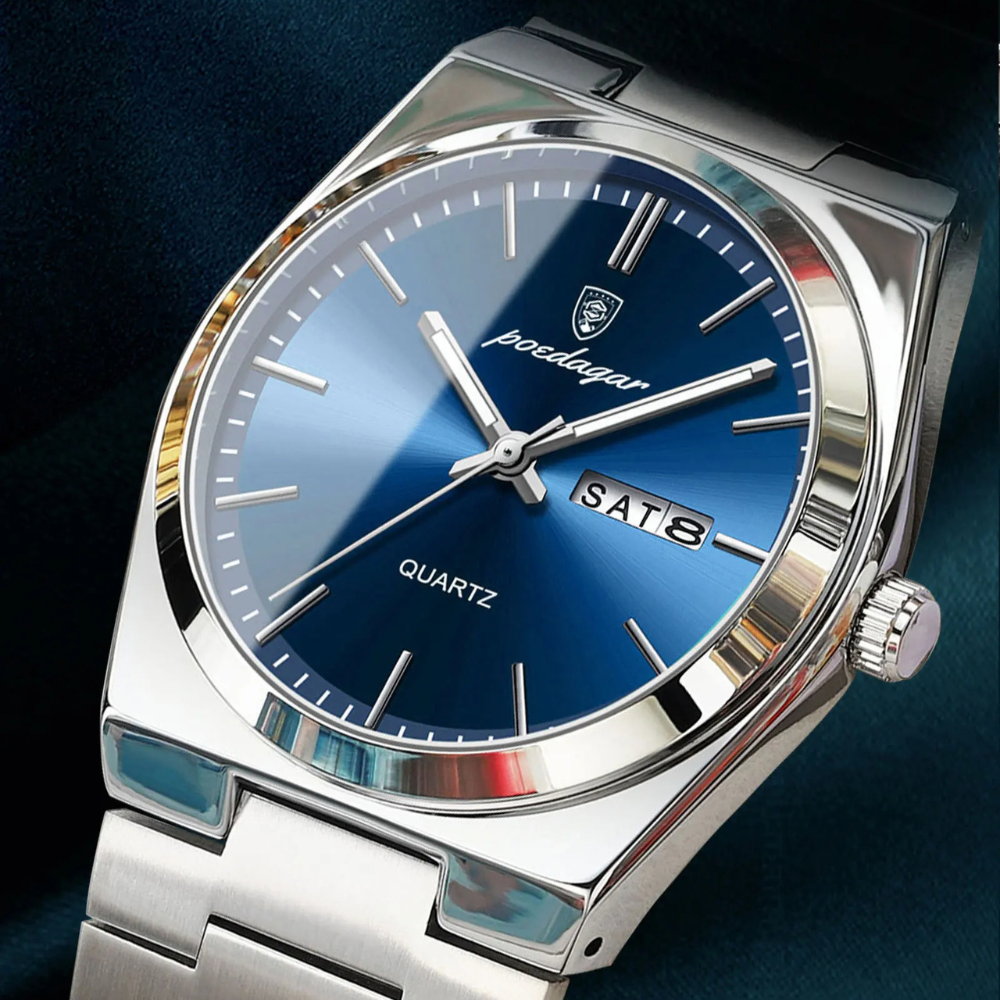 Montre Luxe Homme Quartz Design Moderne