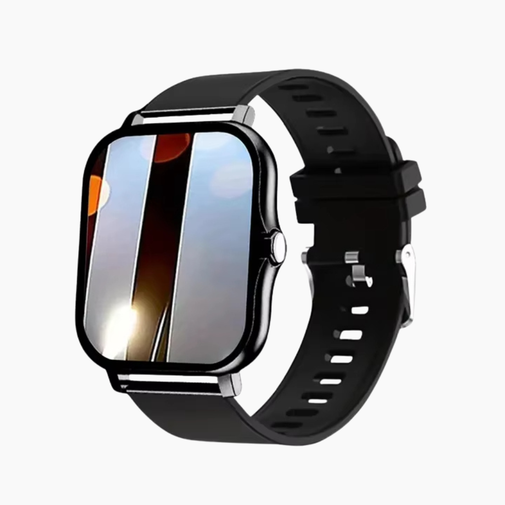 Montre Connectée Homme Écran Tactile, Suivi Santé et Notifications