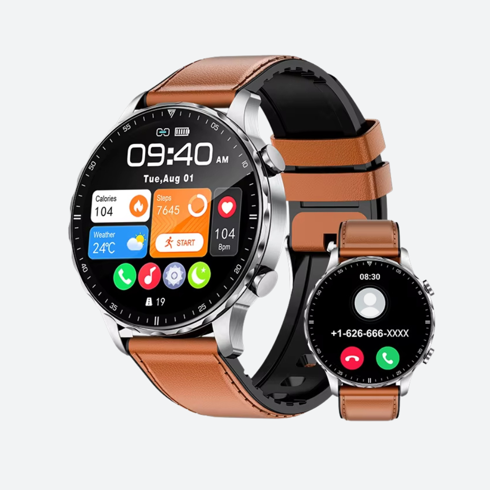 Montre connectée homme ronde sport et santé