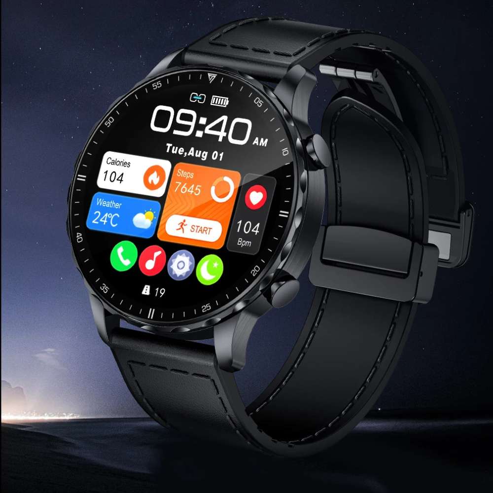 Montre connectée homme ronde sport et santé