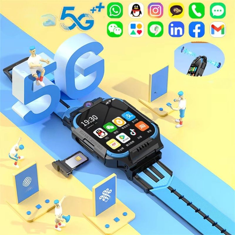 Montre Connectée Enfant 4G avec Caméra 360°